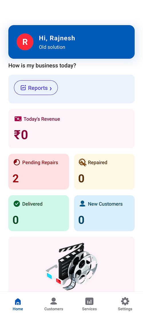 owner desk dashboard screenshot
