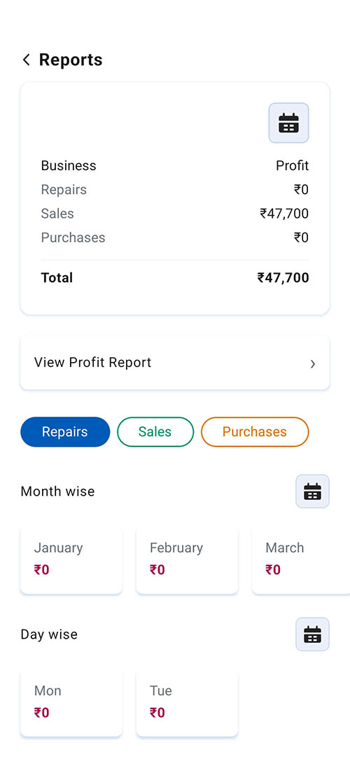 owner desk report screenshot